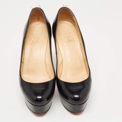 Christian Louboutin Black Leather Bianca Pumps Size 36