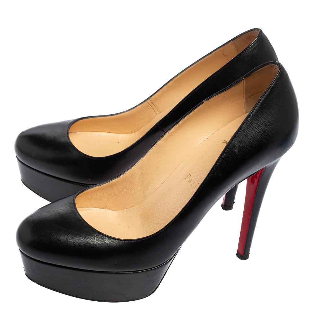 Christian Louboutin Black Leather 