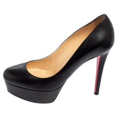Christian Louboutin Black Leather Bianca Pumps Size 36.5