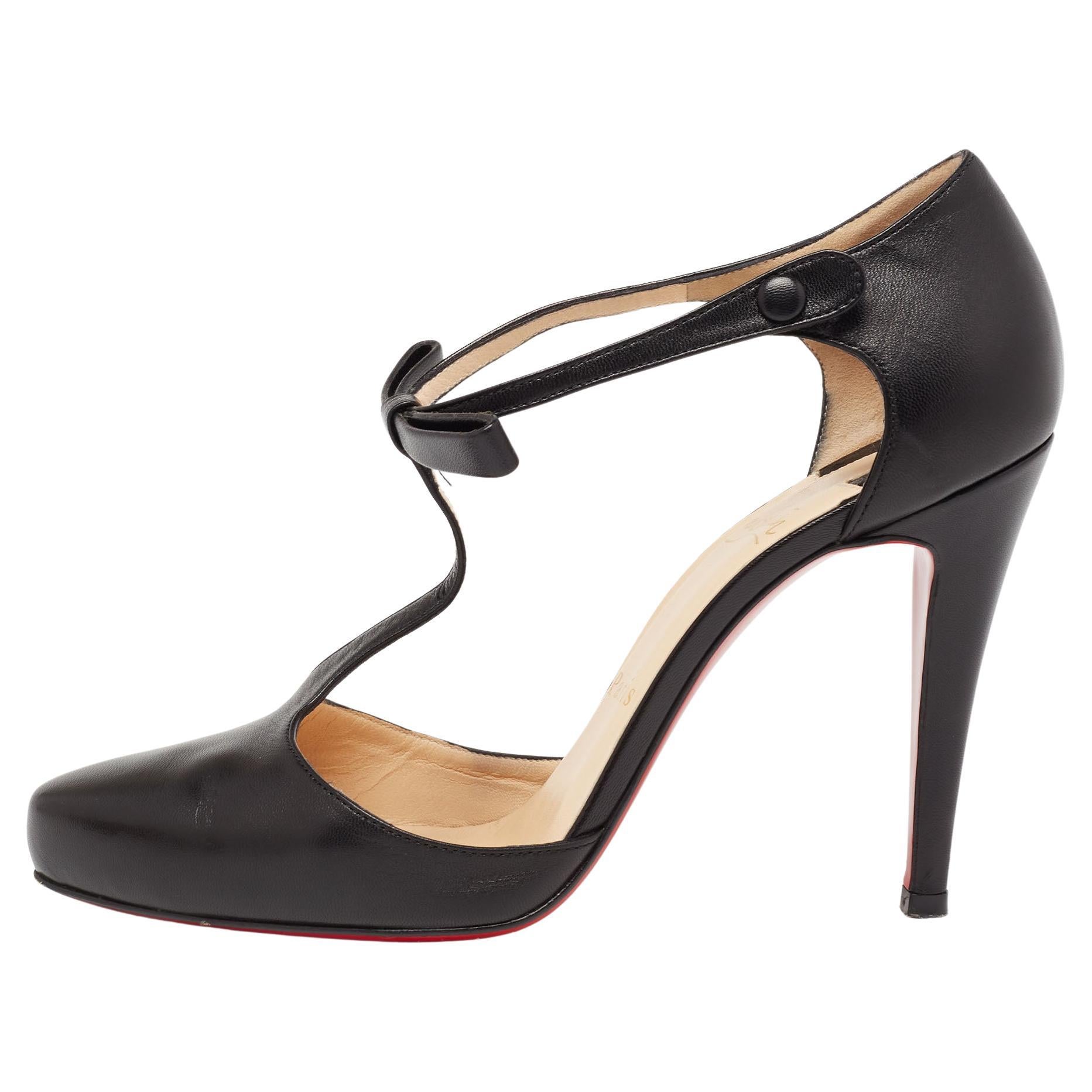 Louboutin t strap heels sale