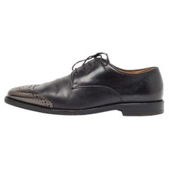 Christian Louboutin Black Leather Gareth Derby Size 40