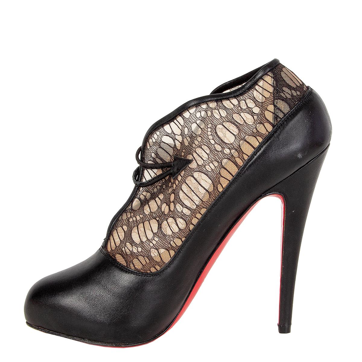 christian louboutin heels lace