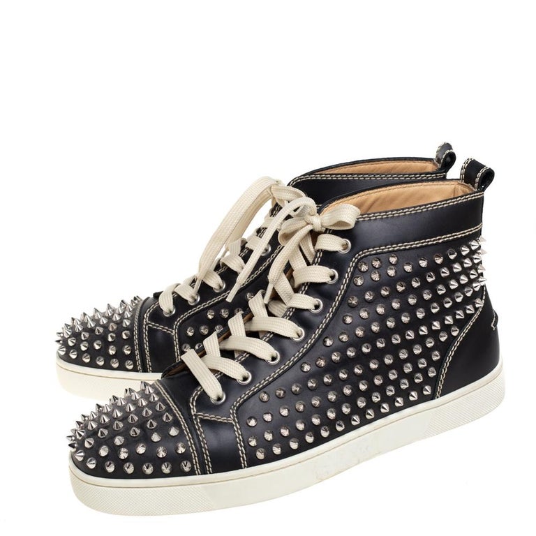 Christian Louboutin, Shoes, Mens Christian Louboutin Spiked High Top  Sneaker Trainer Size 425