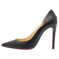 Christian Louboutin Black Leather Maastricht Pumps Size 40