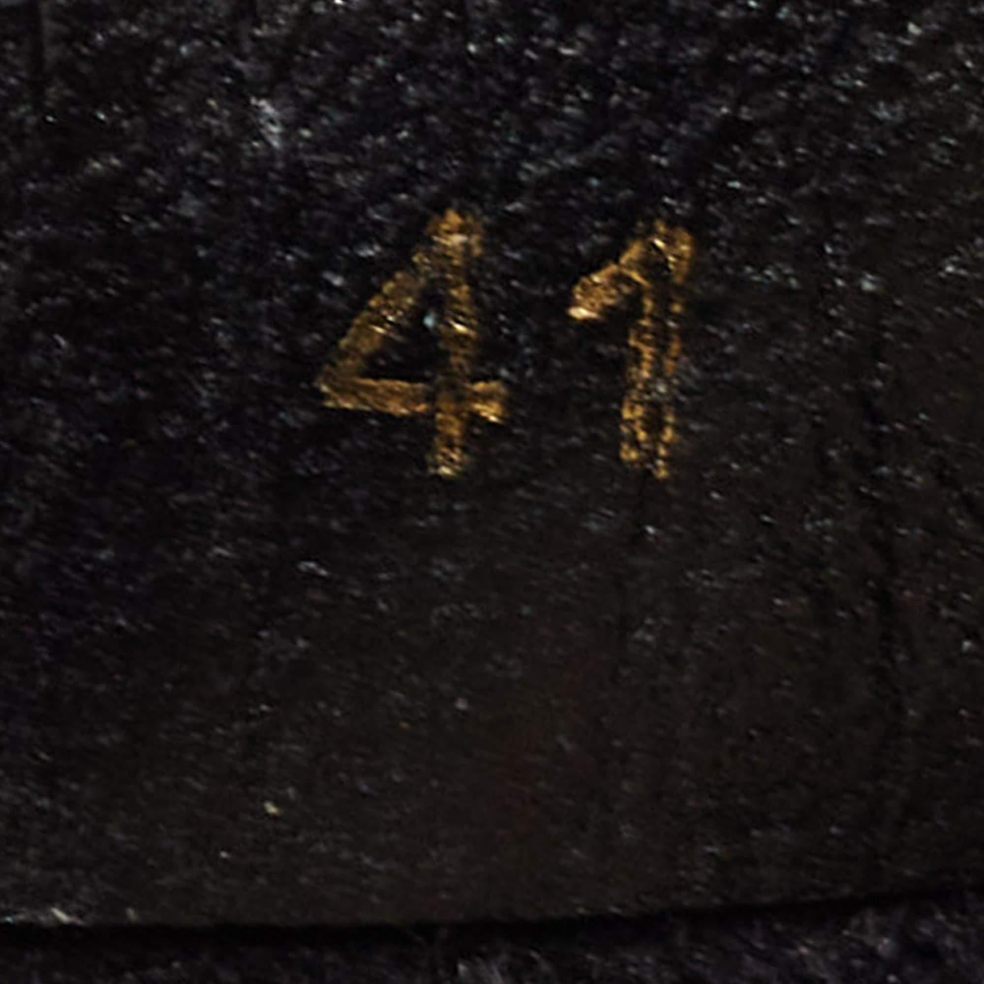 Christian Louboutin Black Leather Nanoletta Espadrille Flats Size 41 2