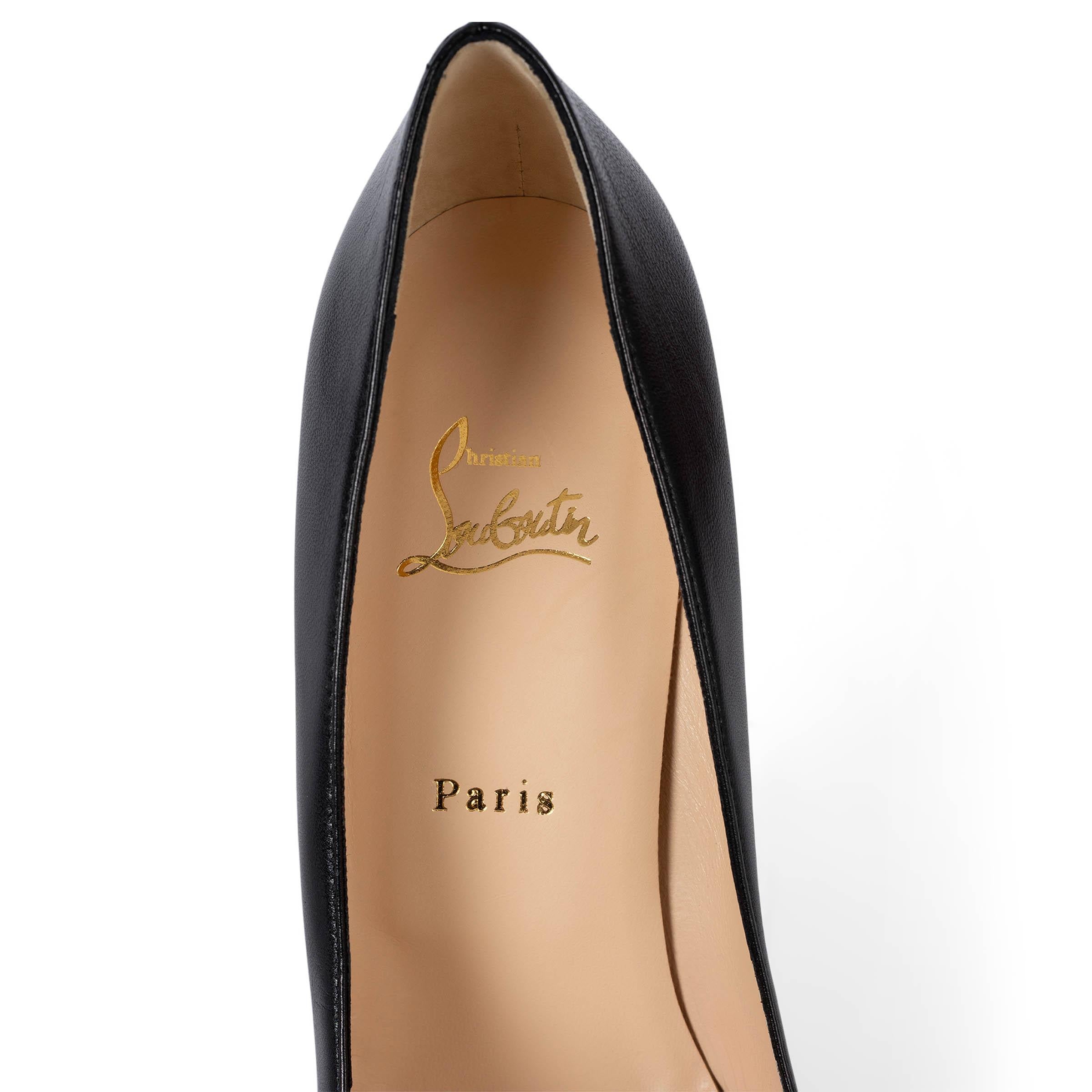  CHRISTIAN LOUBOUTIN NOUVEAU SIMPLE PUMP 120 Escarpins 41,5 taille 41 Pour femmes 