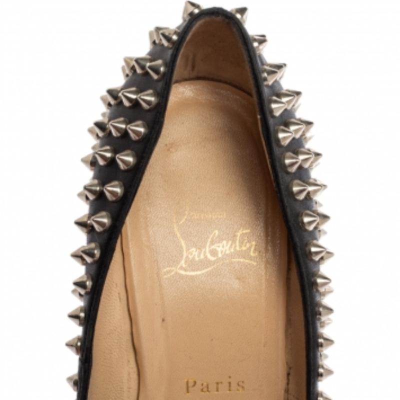 Donna Christian Louboutin Pumps Fifi a spillo in pelle nera taglia 39 in vendita