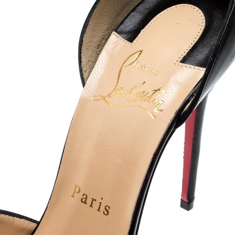 christian louboutin ankle strap