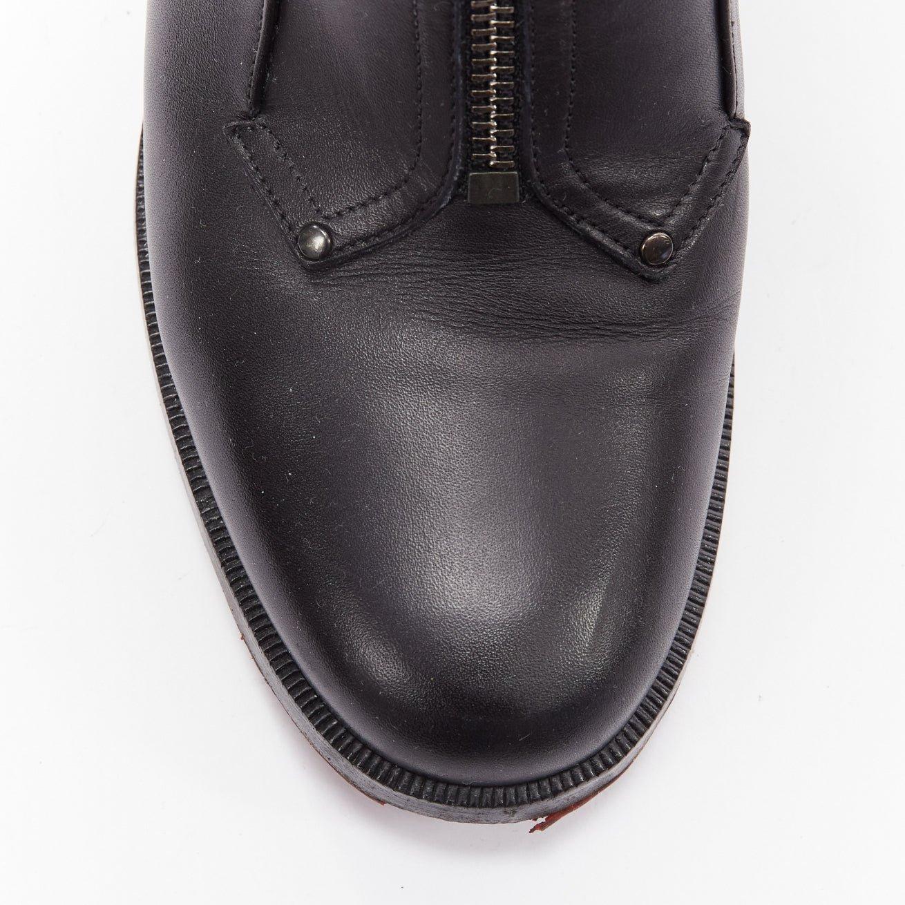 CHRISTIAN LOUBOUTIN Bottes d'équitation à semelle compensée dissimulée avec fermeture éclair sur le devant EU37 en vente 2
