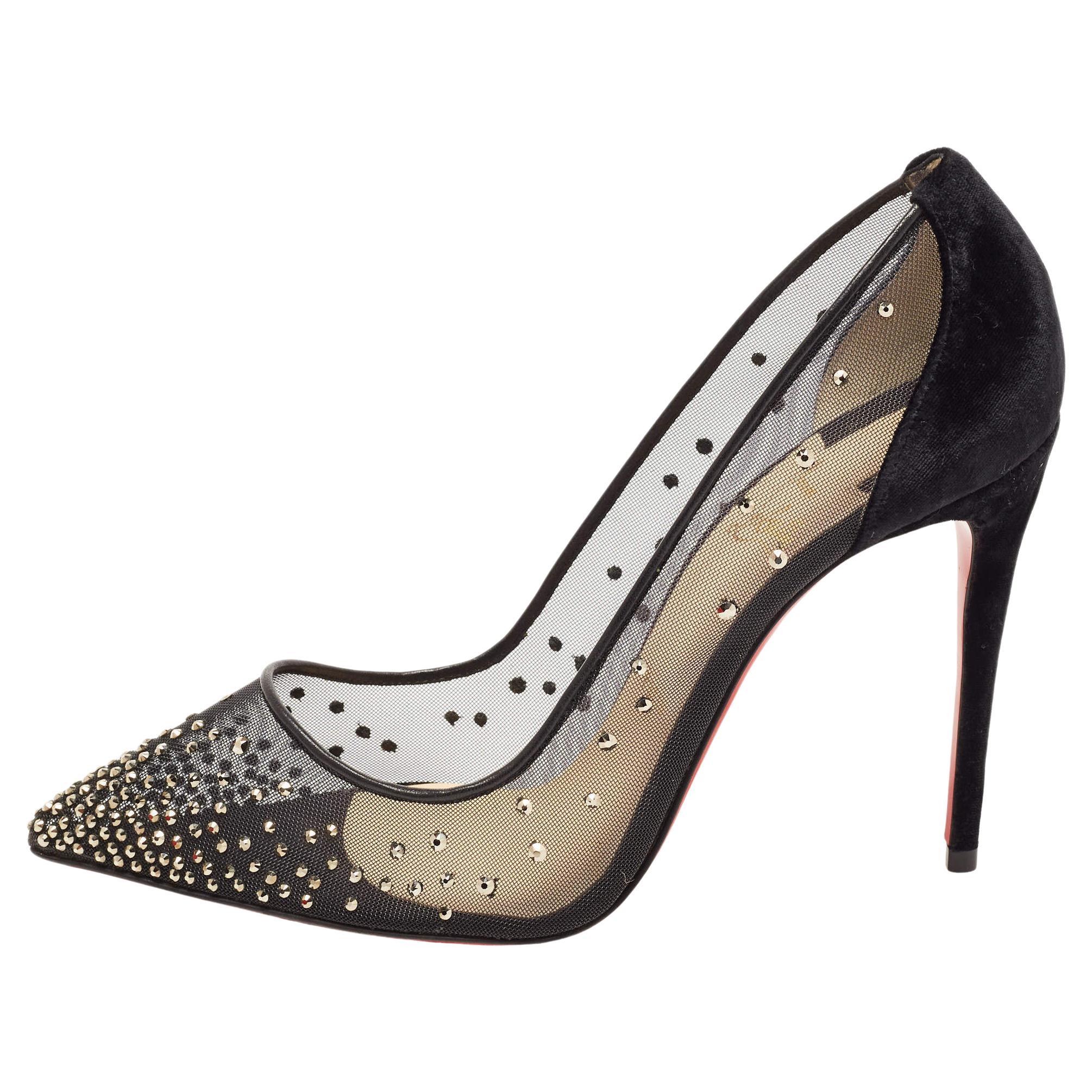 Christian Louboutin Follies Strass Pumps