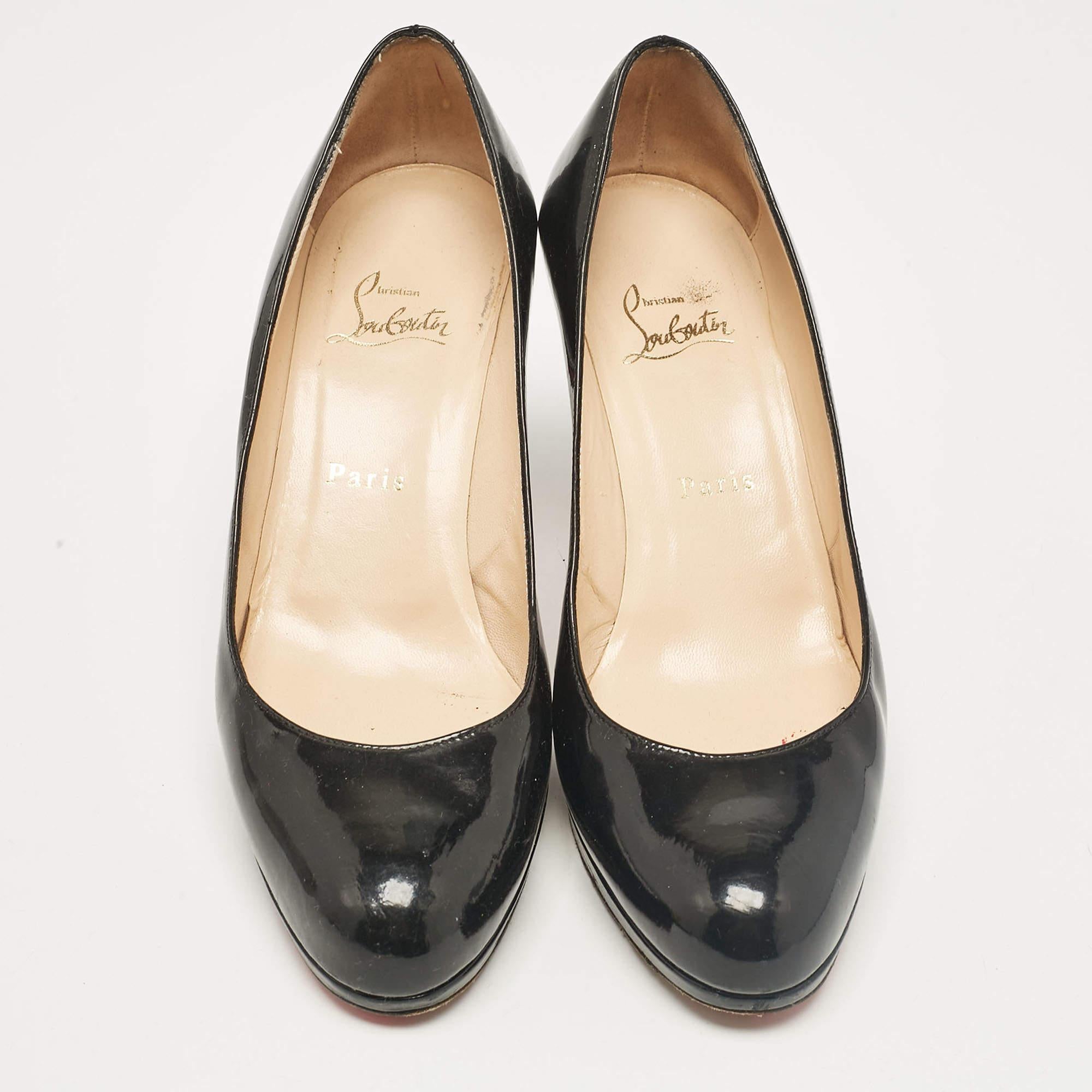 Noir Christian Louboutin escarpins simples noirs neufs, taille 39