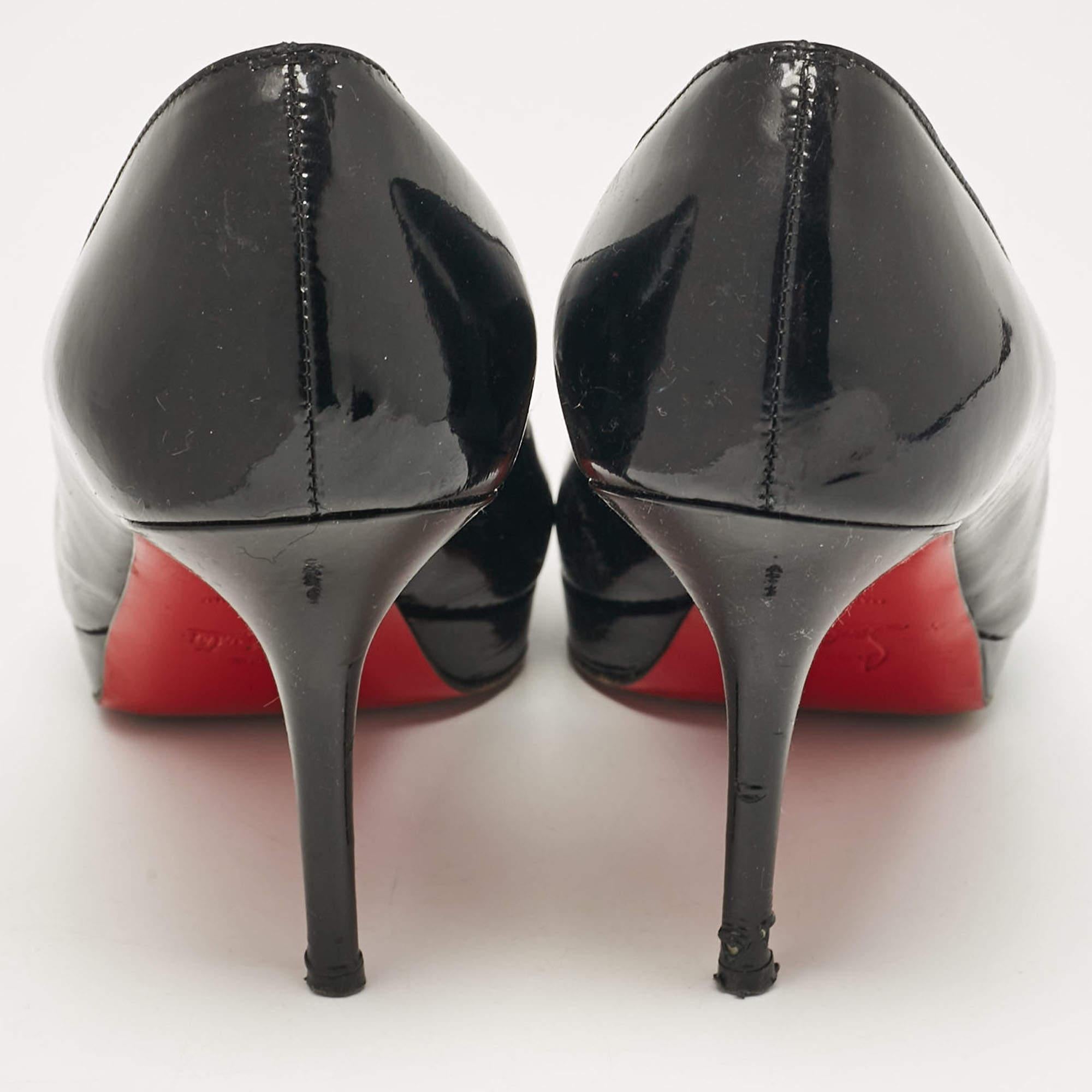  Christian Louboutin escarpins simples noirs neufs, taille 39 Pour femmes 