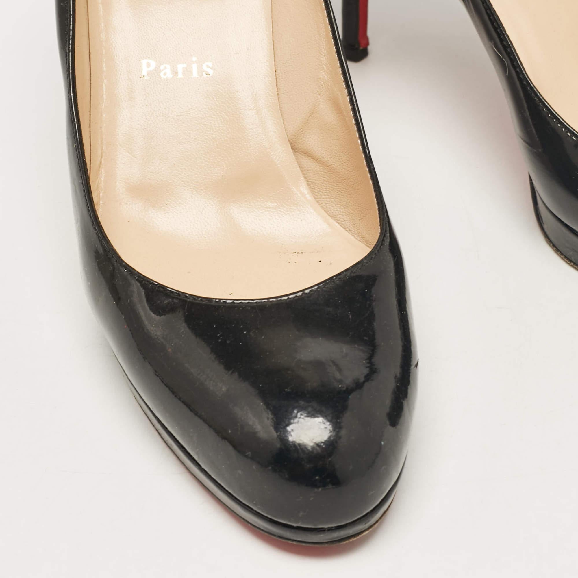 Christian Louboutin escarpins simples noirs neufs, taille 39 2