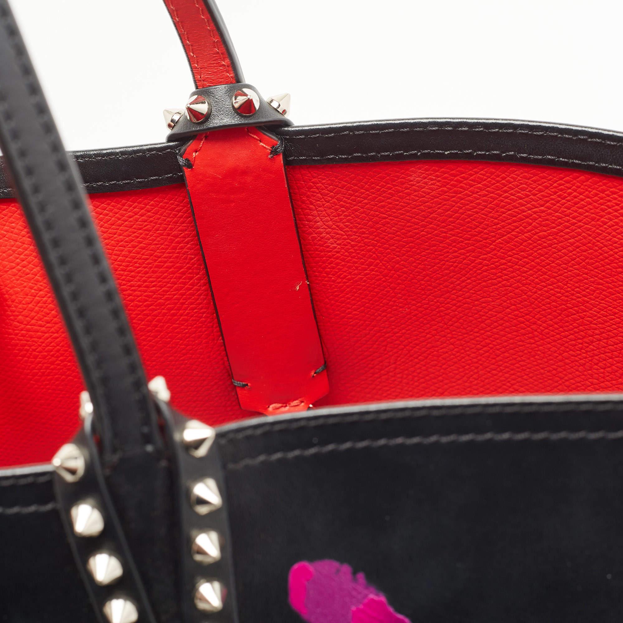 Christian Louboutin Black Paris Love Leather East-West Cabata Tote 9