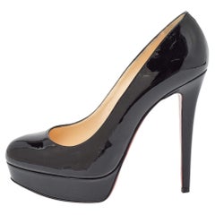 Christian Louboutin Black Patent Leather Bianca Pumps Size 39.5