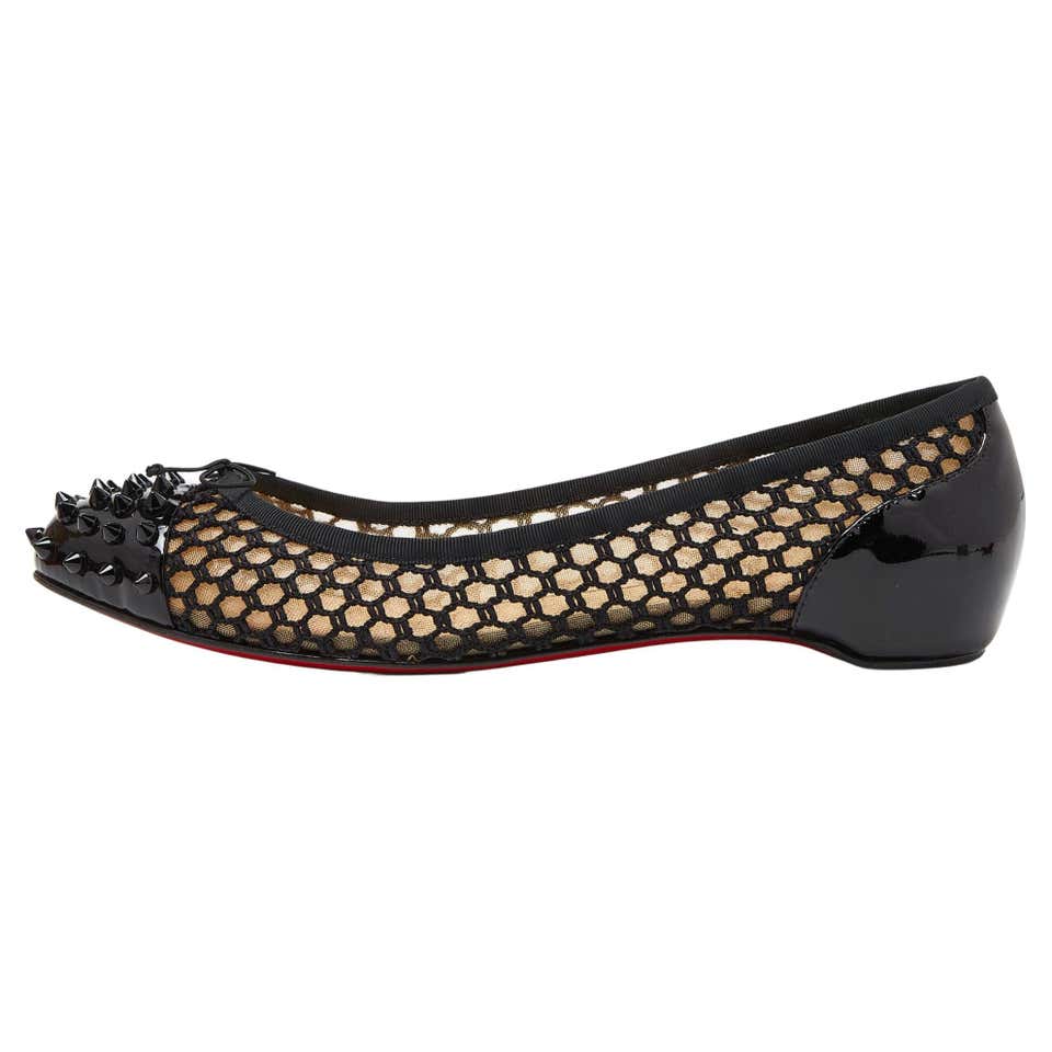 Christian Louboutin Black Ballet Flats 11 For Sale On 1stDibs christian-louboutin-black-ballet-flats-11-for-sale-on-1stdibs