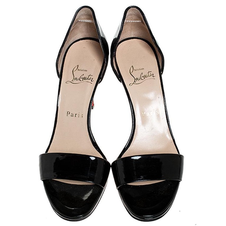 open toe louboutin sandals