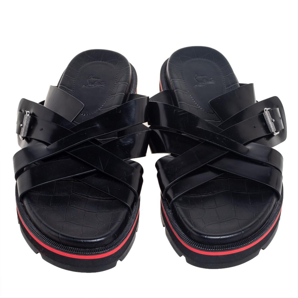 louboutin slide sandals