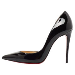 Christian Louboutin Black Patent Leather Iriza Pumps Size 36