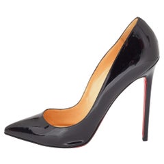 Christian Louboutin Schwarze Pigalle Follies Pumps aus Lackleder in Schwarz Größe 42