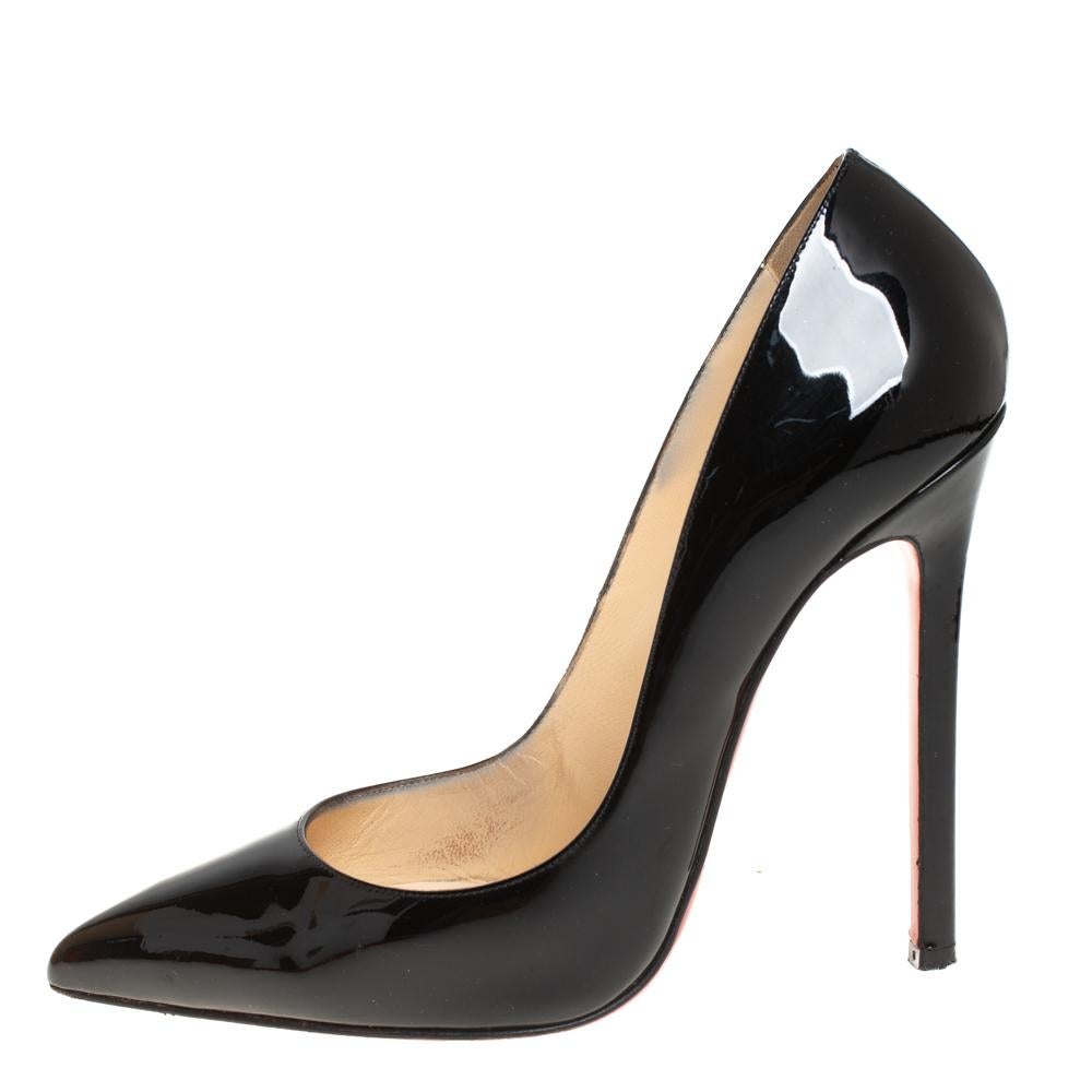 Named after the famous Folies Pigalle nightclub in Paris, this is one of the House’s iconic styles. When we think of stylish shoes, we always think of Christian Louboutin's ageless Pigalle style. They're made from black patent leather and have a