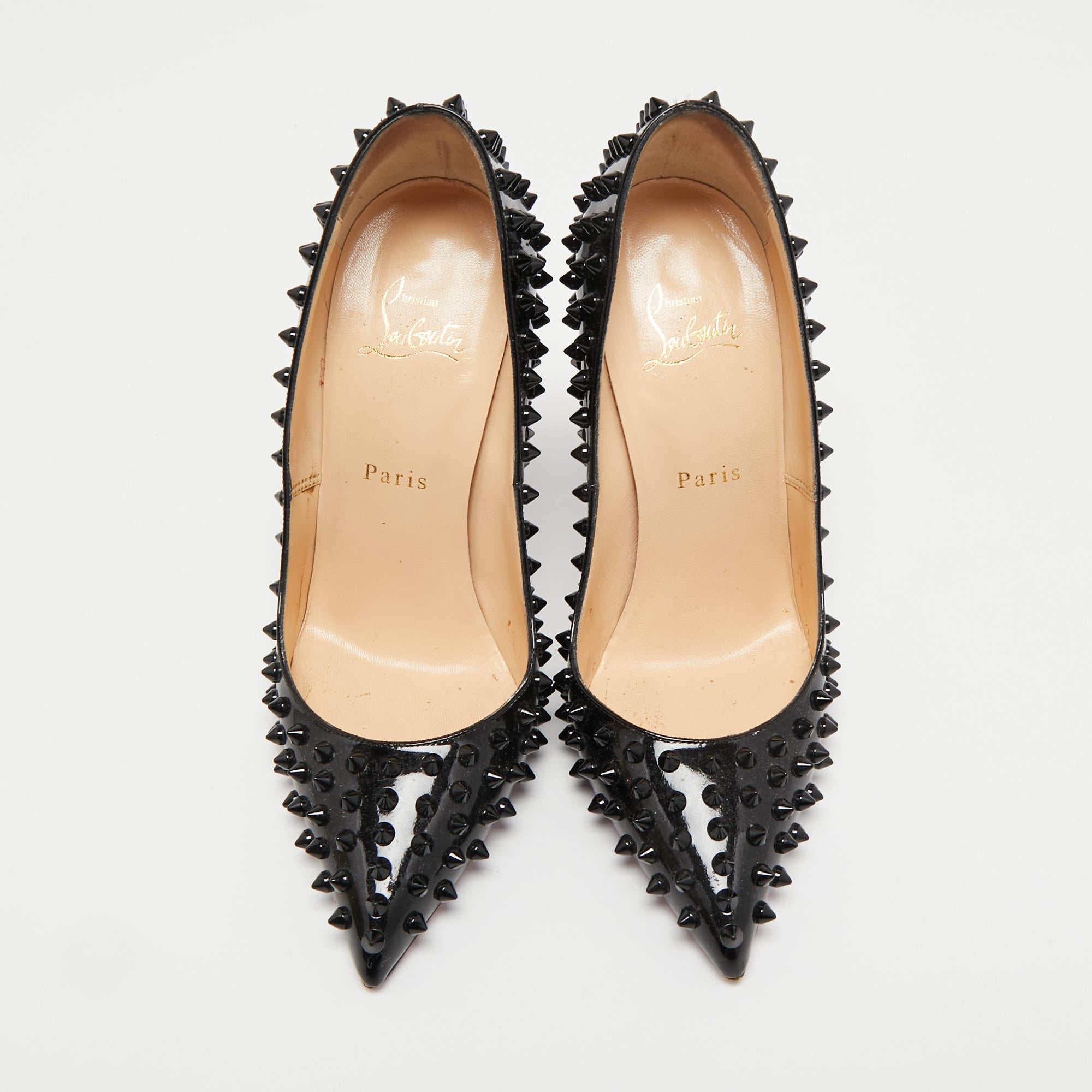 Pumps like these will help you walk with confidence and elegance. Crafted from high-quality materials, these pumps are set on tall heels. Style them with your formal or dressy outfits.

Includes
Original Box, Extra Heel Tips
