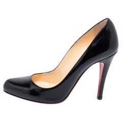 Christian Louboutin Schwarze Lackleder-Pumps Größe 35