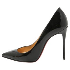 Christian Louboutin Black Patent Leather So Kate Pumps Size 39