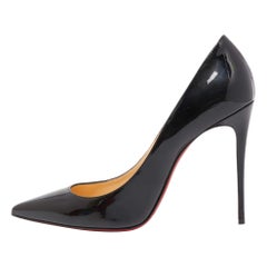 Christian Louboutin Black Patent Leather So Kate Pumps Size 40