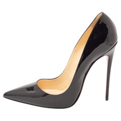 Escarpins So Kate en cuir verni noir Christian Louboutin, Taille 41.5