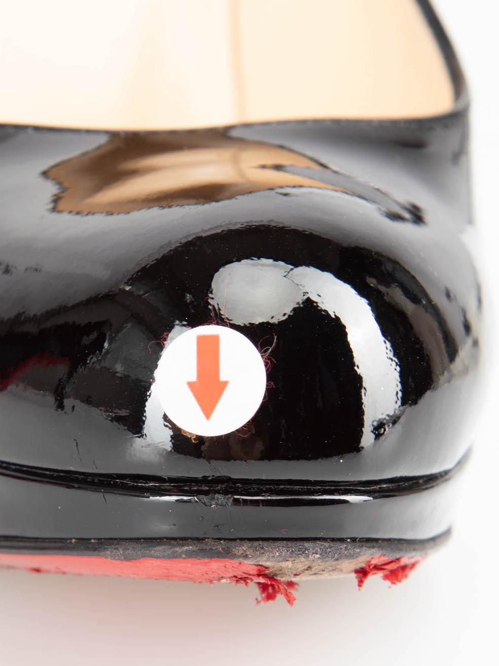 Christian Louboutin Black Patent New Simple 120 Heels Size IT 36 3