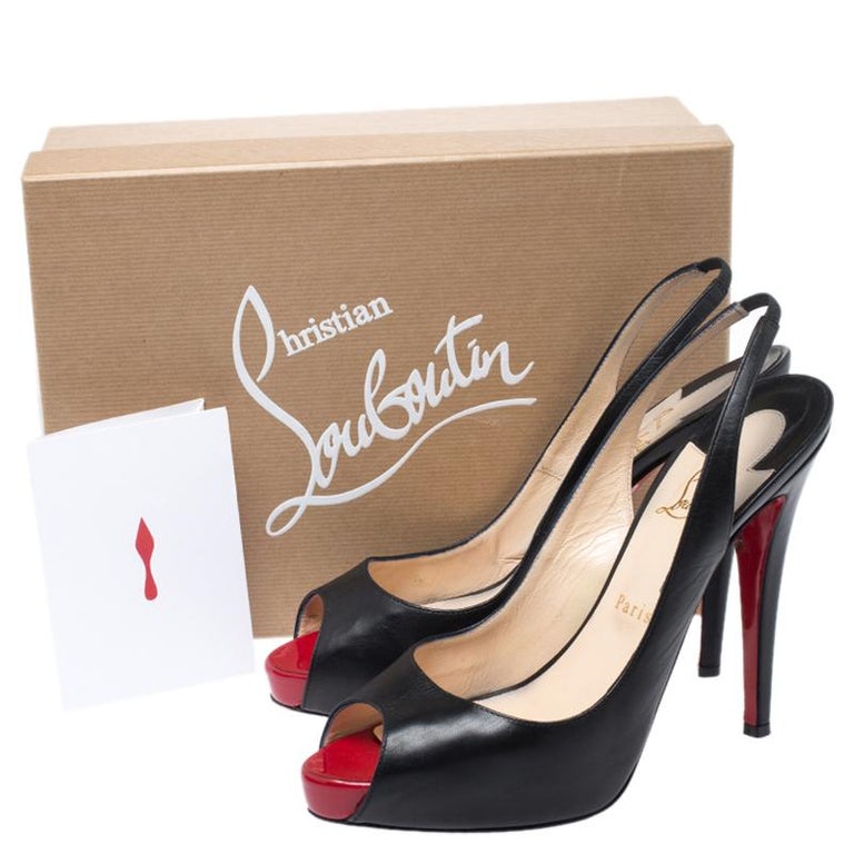 louboutin slingback sandals