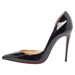 Christian Louboutin Schwarze Iriza-Pumps aus Lackleder in Schwarz Größe 35