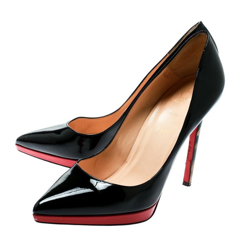 black patent pigalle