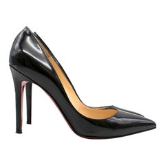 Christian Louboutin Black Patent Pumps SIZE IT 37