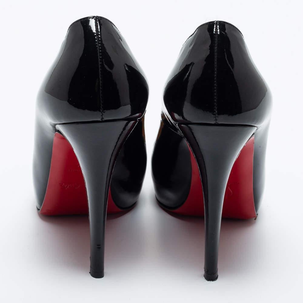 Christian Louboutin Black Patent Rolando Pumps Size 38.5 1