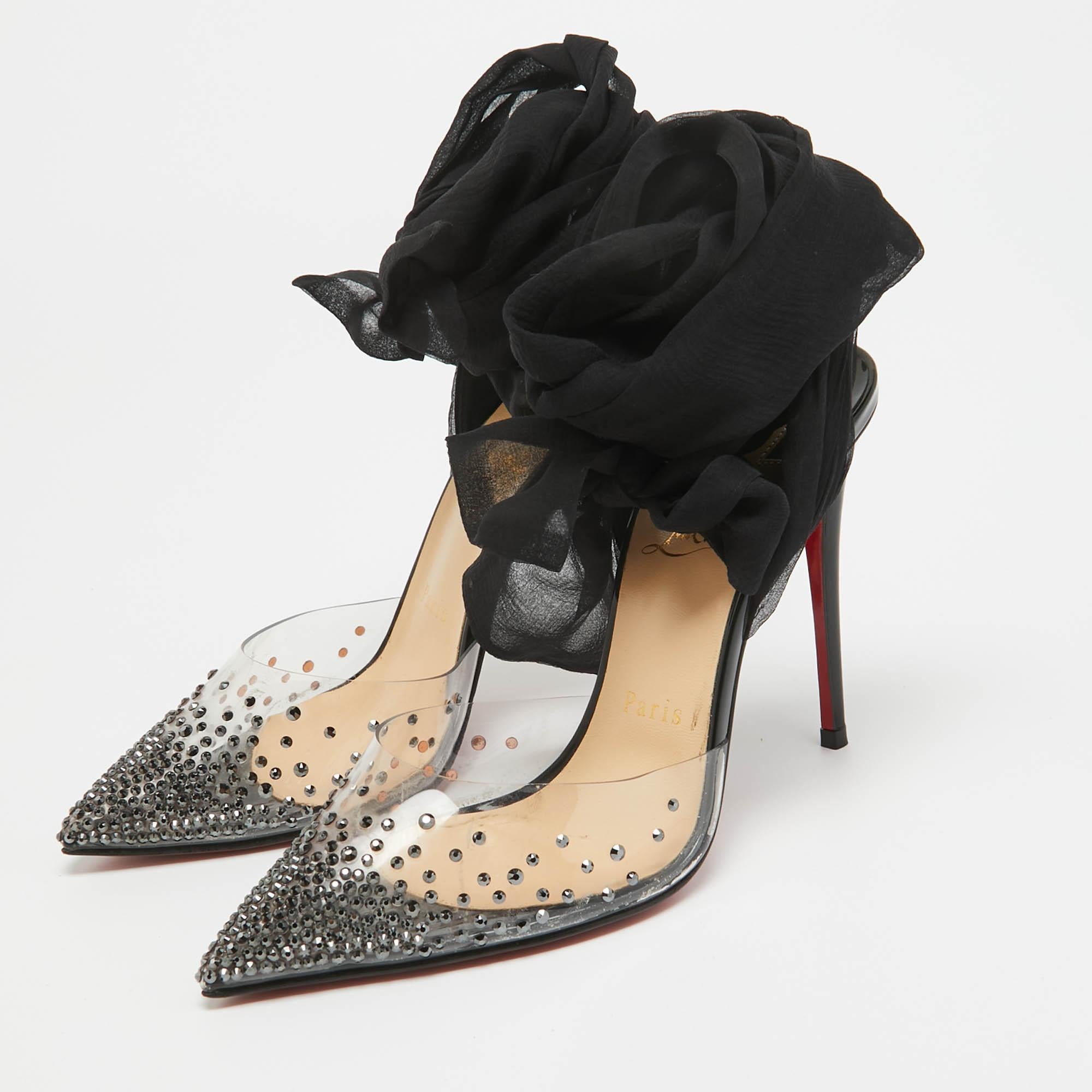 Make a chic style statement with these designer pumps. They showcase sturdy heels and durable soles, perfect for your fashionable outings!