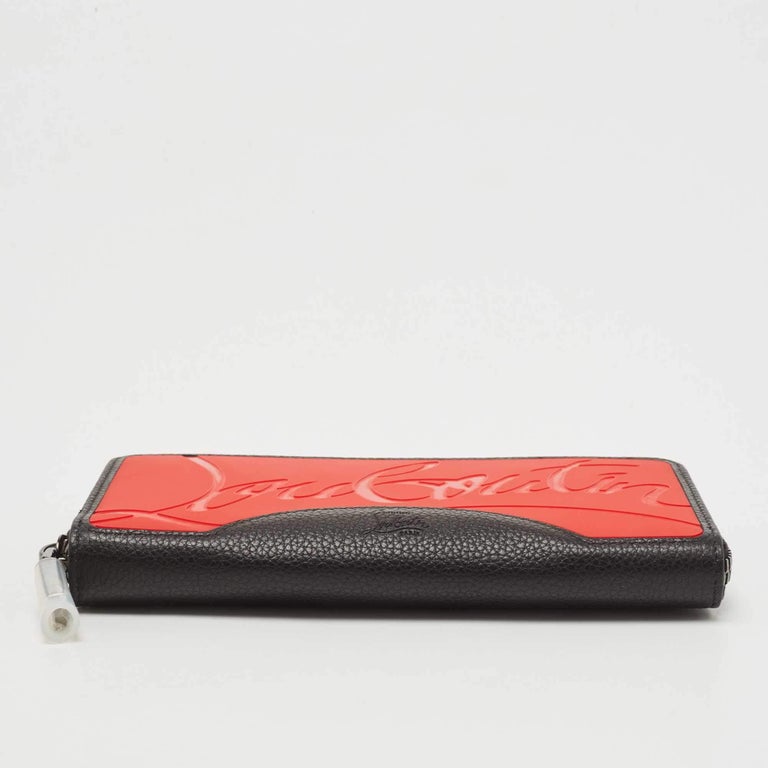 Christian Louboutin Portefeuille zippé Panettone en cuir et