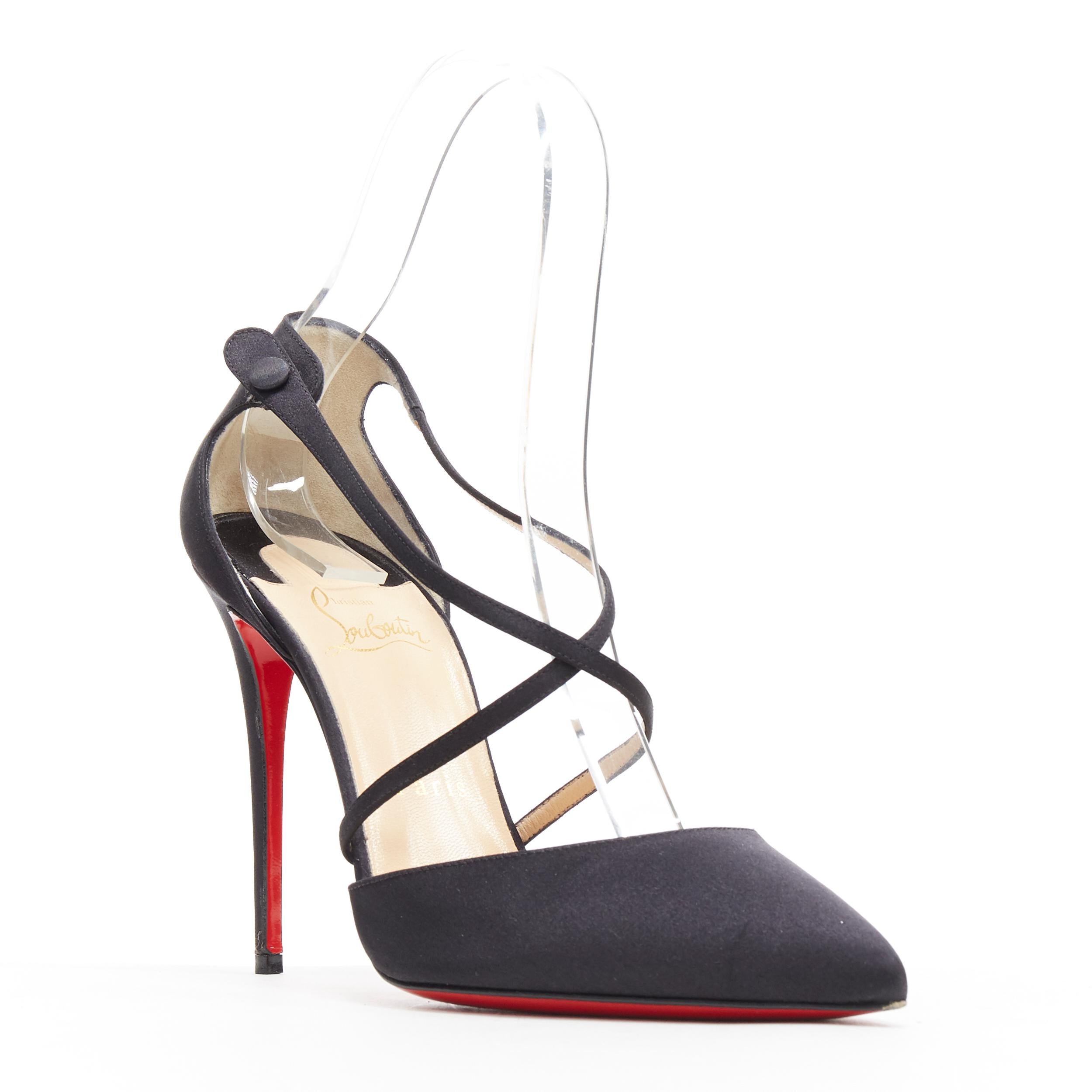 louboutin cross strap