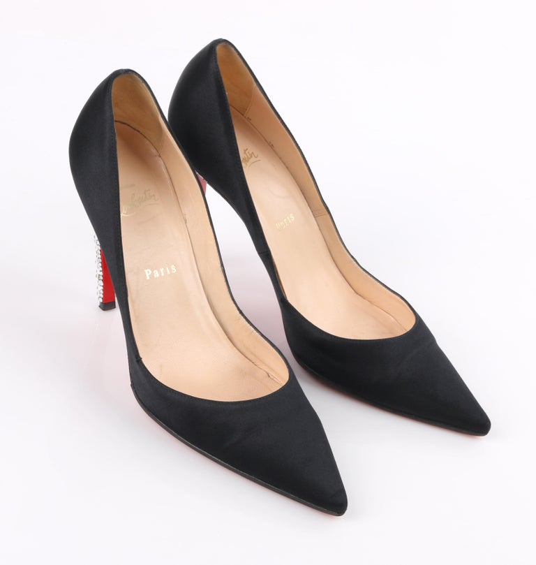 red bottom stripper heels