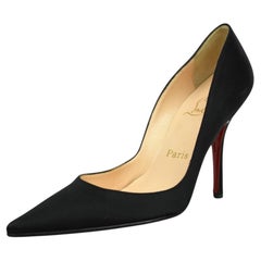 Christian Louboutin Pumps So Kate in raso nero  Taglia 6,5 US