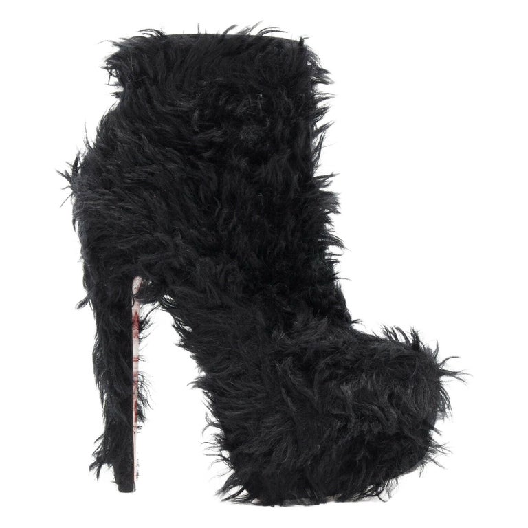 louboutin platform ankle boots