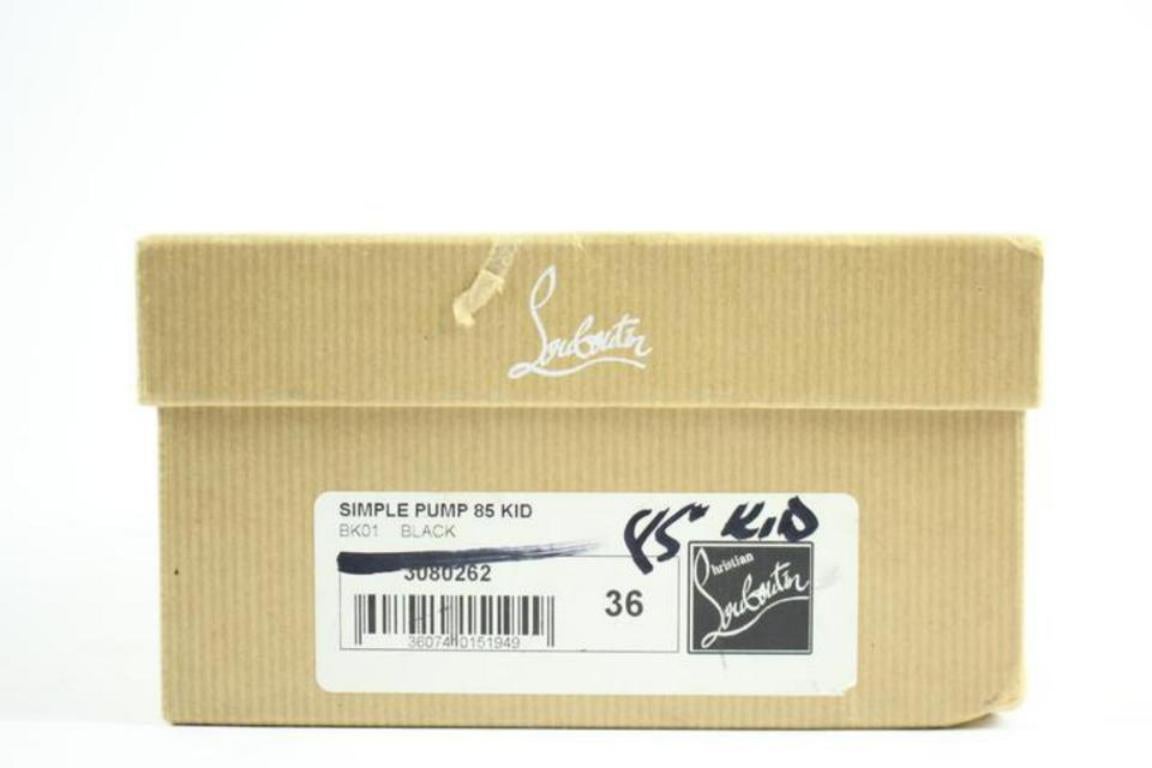 Christian Louboutin Black Simple 30cla1202 Pumps For Sale 8