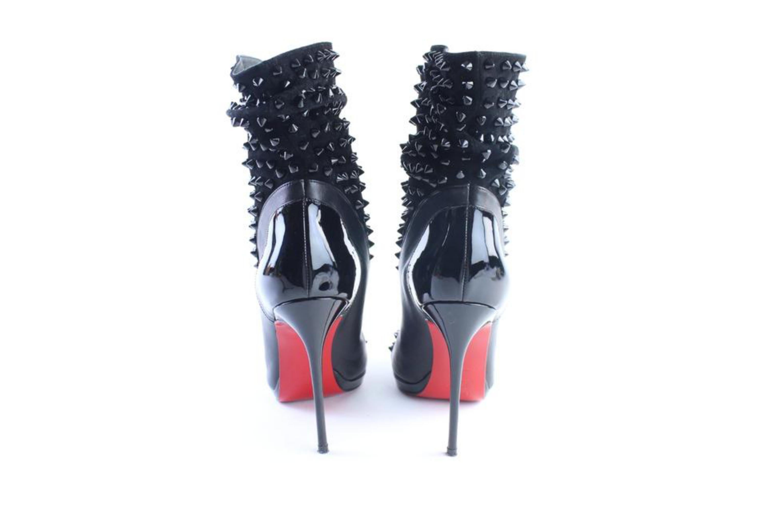 Christian Louboutin Black Spike Wars Ankle 43clr0627 Boots/Booties For Sale 1