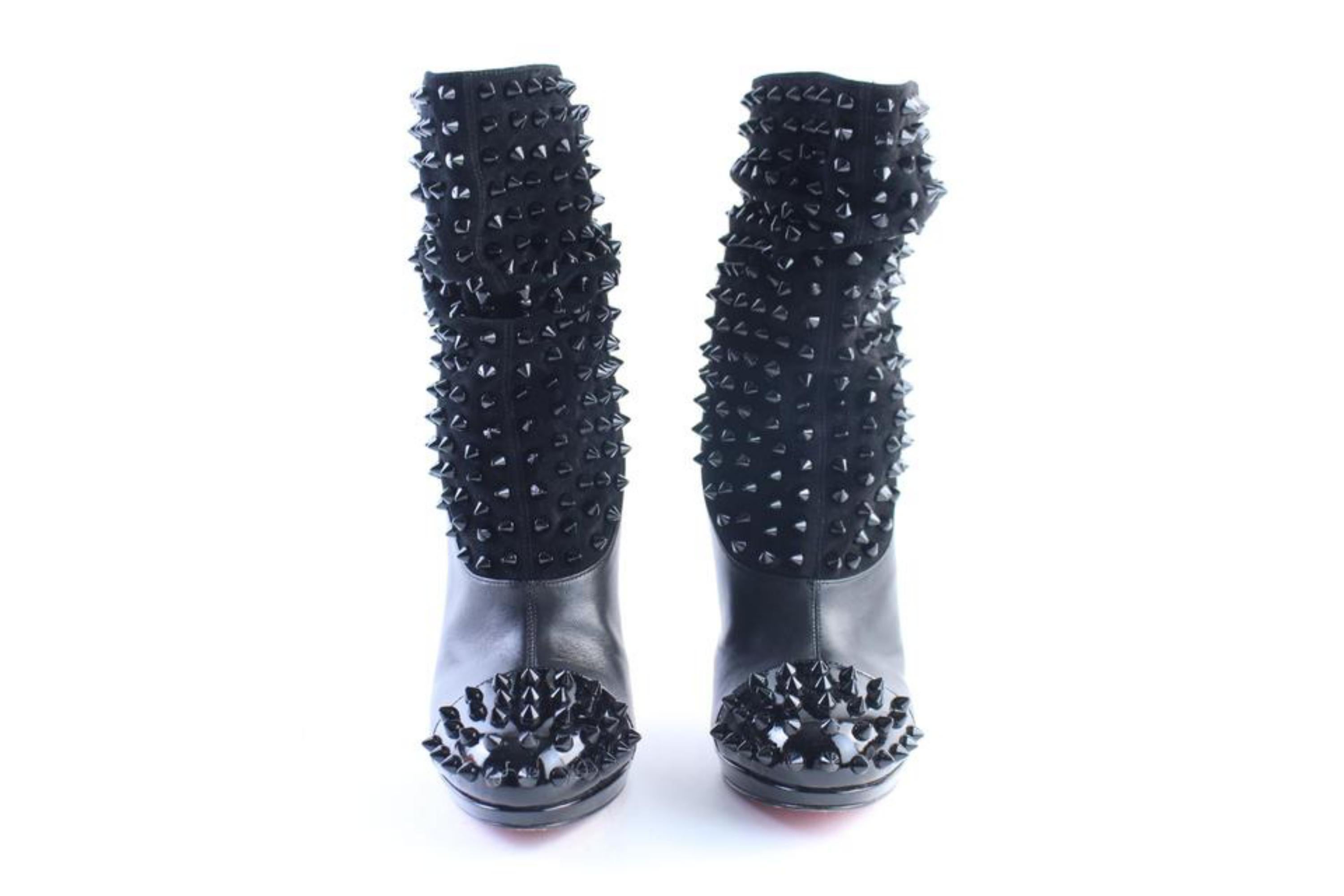 Christian Louboutin Black Spike Wars Ankle 43clr0627 Boots/Booties For Sale 3