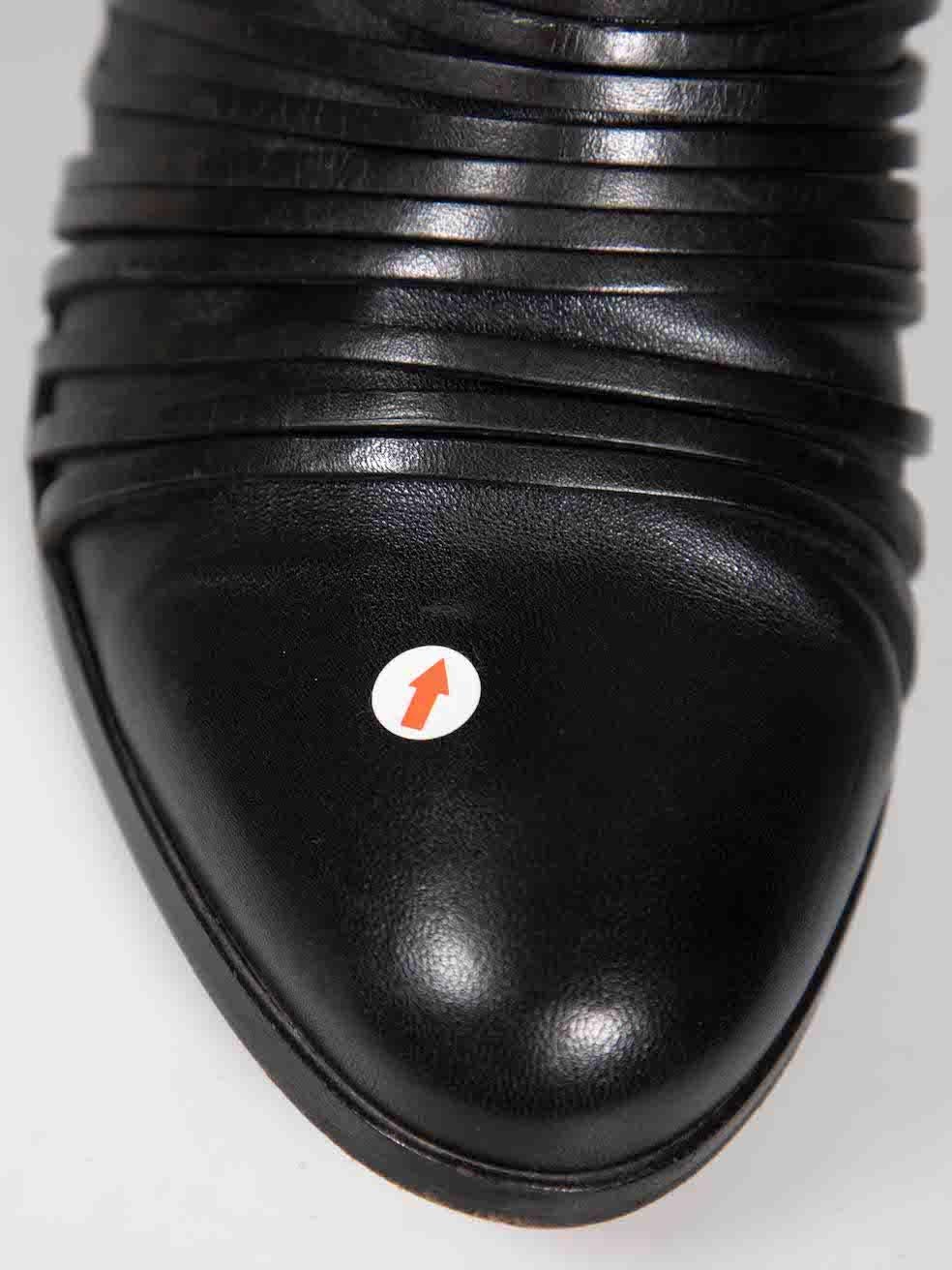Christian Louboutin Black Strappy Ankle Boots Size IT 41 For Sale 1