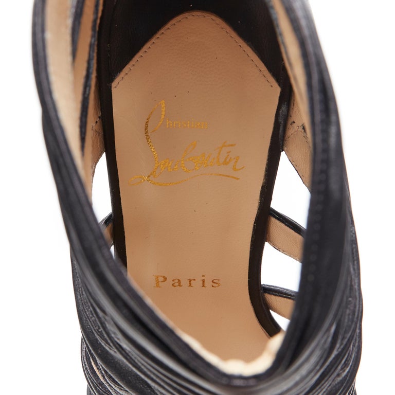 open toe louboutin sandals