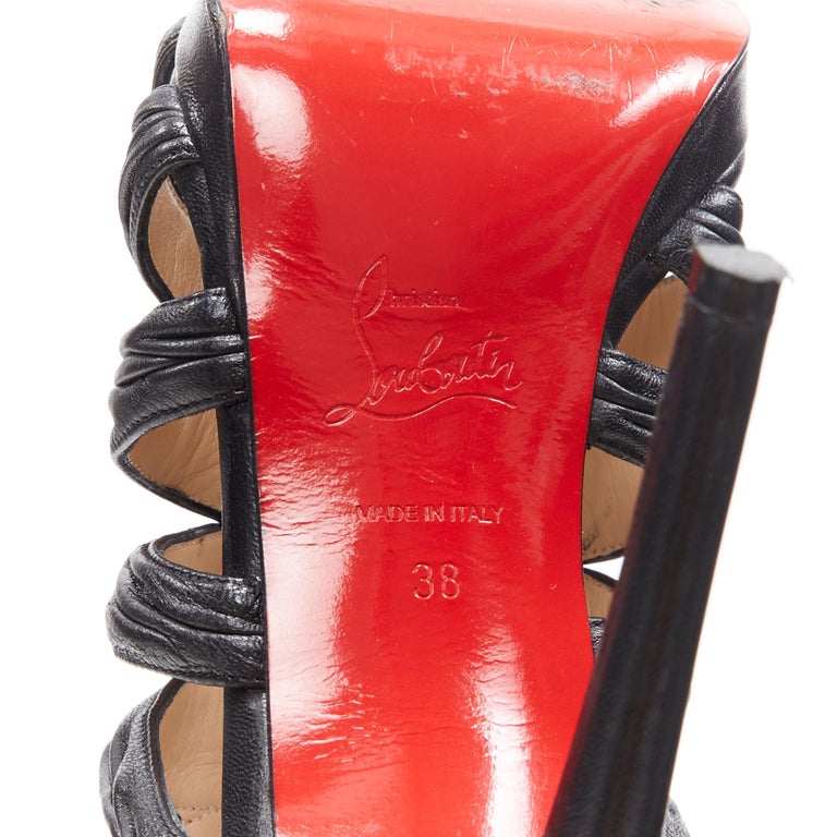 open toe louboutin sandals