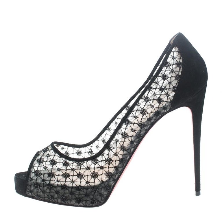 louboutin black suede