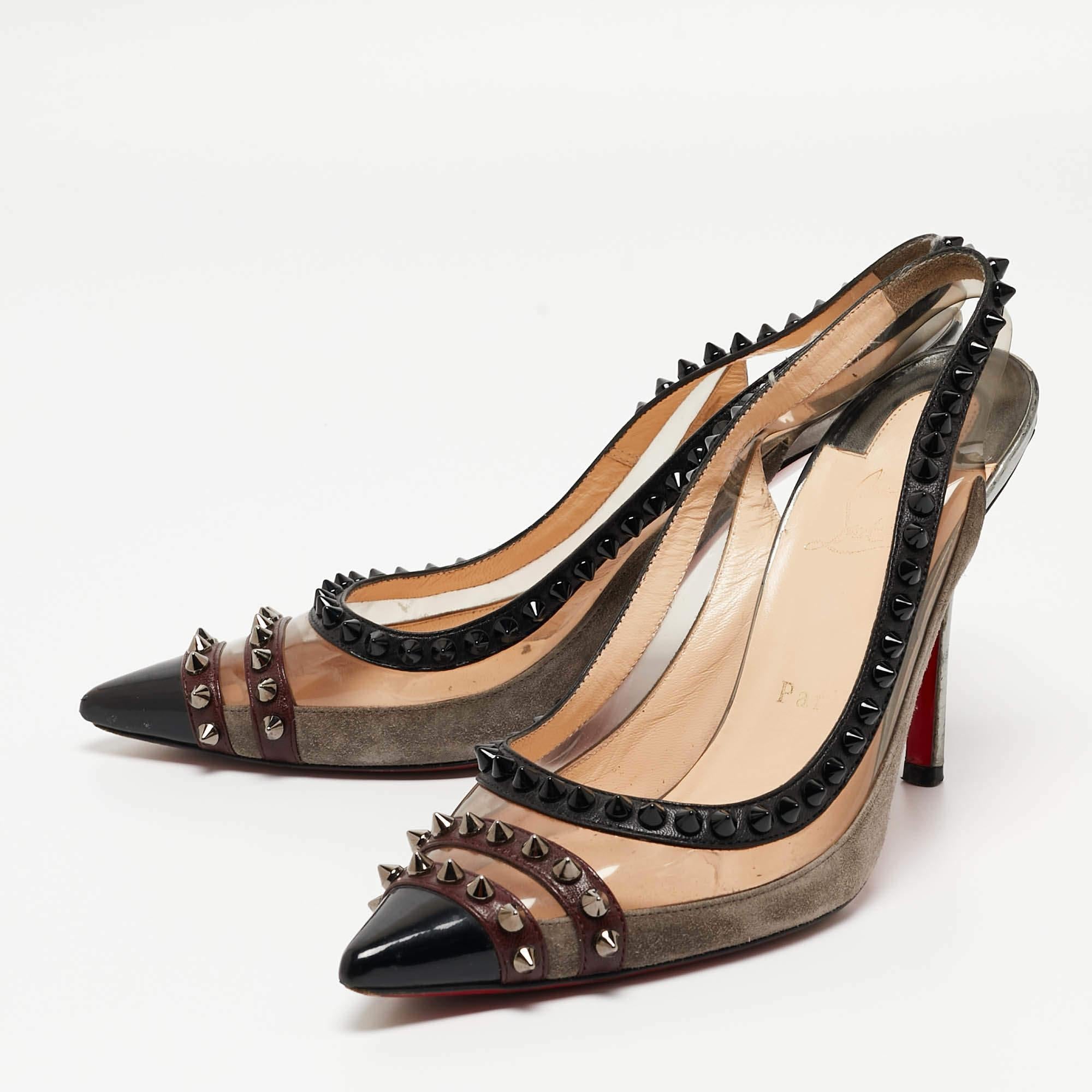 Make a chic style statement with these designer pumps. They showcase sturdy heels and durable soles, perfect for your fashionable outings!